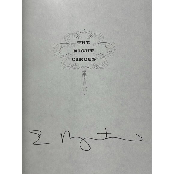 📚❤️ The Night Circus SIGNED Erin Morgenstern 1st Edition 1st Printing HC ❤️📚 - Picture 2 of 9